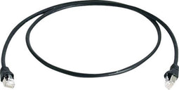 Telegärtner 100009136 RJ45 Netwerkkabel, patchkabel CAT 6A S/FTP 25.00 m Zwart Vlambestendig, Halogeenvrij, UL gecertif