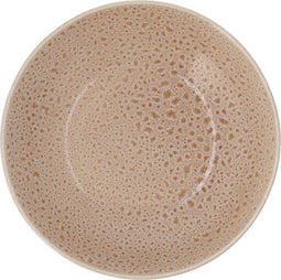 Diep bord Ariane Porous Keramisch Beige Ø 21 cm (6 Stuks)