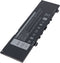 Accu geschikt voor Dell Inspiron 13 7000, 7373, Li-ion, 11,4V, 3333mAh, 38,0Wh, ingebouwd, zonder gereedschap