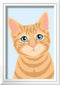 Ravensburger CreArt Orange Tabby - Schilderen op nummer voor kinderen