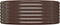 vidaXL - Plantenbak - 507x100x36 - cm - gepoedercoat - staal - bruin