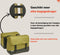 New Looxs ® Oslo Joli Double - Dubbele Fietstas - 37L - Geschikt voor Elektrische Fietsen - 100% Gerecycled Polyester - Olive-Yellow
