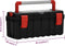 vidaXL - Gereedschapskist - 65x28x31,5 - cm - zwart - en - rood