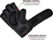 NRG Boxing - MMA Handschoenen - Boksen - Heren - Dames - Freefight - Grappling - Leer - Zwart - Maat S