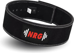 NRG fitness - Lifting Belt - Pro Powerlift Riem - Krachttraining - Lever Belt - Zwart - Gewichthefriem - Powerlifting - Maat S