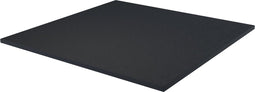 NRG - Sportvloer - Fitness - Rubber Vloertegel - 100 x 100 x 2 cm - Extra dik - Zwart - incl. Verbindingsstukken