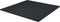 NRG - Sportvloer - Fitness - Rubber Vloertegel - 100 x 100 x 2 cm - Extra dik - Zwart - incl. Verbindingsstukken