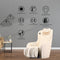 NRG Wellness Massagestoel Excellent - Beige - 3 automatische programma's - 3D massage - Kuitmassage - Hoofdmassage