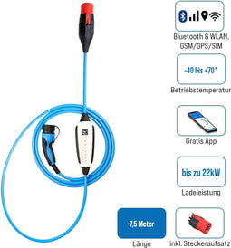 NRGkick - laadkabel - 7.5m - GSM/SIM - inclusief 32A adapter