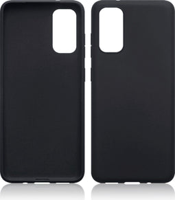 Qubits - Softcase hoes - Geschikt voor Samsung Galaxy S20 - Zwart