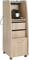 Verrijdbare koffie trolley Chief in 113x43x56cm in Halifax Eiken