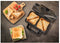 Bestron ASM90XLTG - Tosti apparaat - 900W - Voor 2 tosti's - Titangrijs (2 stuks)