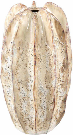 PTMD Bloempot Anaide - 16x16x29 cm - Keramiek - Creme