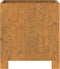 vidaXL - Plantenbakken - met - poten - 2 - st - roestig - 32x30x33 - cm - cortenstaal
