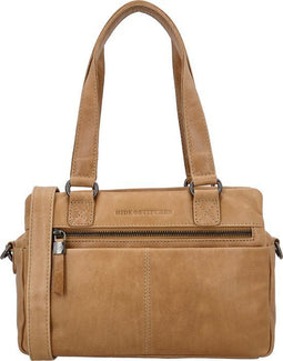 Hide & Stitches Porto - Handtas - 3 hoofdvakken - Taupe