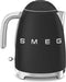 Smeg KLF03BLMEU - Waterkoker - 1,7L 2400W - Mat zwart