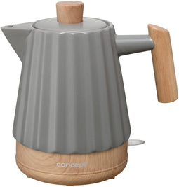 Birdy RK0092 - Waterkoker - 1500W - 1,5L - keramisch donkergrijs