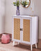 PARTON - Sideboard 2 deuren - Wit - MDF
