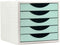 Modulaire archiefkast Archivo 2000 ArchivoTec Serie 4000 5 lades Groen Taart 34 x 27 x 26 cm
