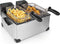 Nedis Frituurpan - Capaciteit: 2x3 l - 3600 W - 90 °C - 190 °C