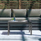 vidaXL Tuintafel 82,5x50,5x45 cm massief grenenhout grijs