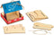 Colorations - Maakje eigen Houten Vogelvoederhuisje, Set van 6