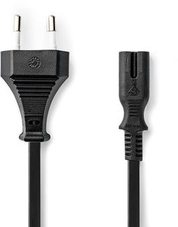 Nedis CEGT11040BK20 - Voedingskabel 2,5 A - 200 cm - Zwart
