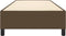 vidaXL - Bedframe - zonder - matras - 80x200 - cm - stof - donkerbruin