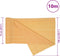 vidaXL - Privacynet - 75 - g/m² - 1,5x10 - m - HDPE - zandkleurig