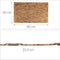Croll & Denecke Badmat - Douchemat - Anti-slip - Vuilafstotend en antibacterieel - Bamboe - 50cm x 80cm x 7 mm