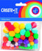 Knutselset Create It - Pompoms 78 Stuks