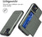 iMoshion Hoesje Geschikt voor iPhone 15 Hoesje - Ruimte voor 2 pasjes - iMoshion Backcover met pasjeshouder - Donkergroen