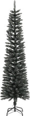 vidaXL - Kunstkerstboom - met - standaard - smal - 180 - cm - PVC - groen