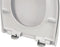 Plieger 300S - Toiletbril D-Vorm - Duroplast Softclose Quick Release - Wit