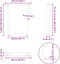 vidaXL - Eettafelpoten - 2 - st - V-vormig - 60x(72-73,3) - cm - staal - antraciet