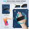 ZtotopCases iPad Air 12,9 inch - Schokbestendige full body beschermhoes - 360° draaibare polsband - Blauw