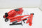 Carpoint - Garagekrik & Assteunen - 2000KG max draagvermogen - Rood (set van 2)