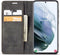 Hoesje Geschikt voor Samsung S21 Plus met Anti Skim Bescherming - Pasjes Bookcase RFID Beschermd Cover - Vulcano Black