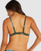 Baku Honduras - longline triangel bikinitop - multifit cups met ring detail - Olijf
