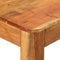 vidaXL - Eettafel - 110x55x76 - cm - massief - acaciahout