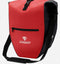 RADGEIST - Fietstas Bagagedragertas - 28 L - Waterdicht met Laptopvak - Rood