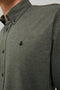 JACK&JONES JJPIQUE MELANGE LOGO SHIRT L/S - Casual overhemd - Slim fit - M