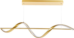 KHUTTI - Hanglamp LED - Goud - Metaal