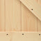 vidaXL - Schuifdeur - met - beslag - 90x210 - cm - massief - grenenhout
