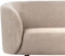 LOEN - Tweezitsbank - Taupe - Polyester