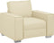 vidaXL - Crème - Kunstlederen - Fauteuil - - - 59 - cm