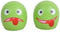 Mama Memo Cakejes Hout 5,5 Cm Groen