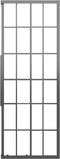vidaXL - Douchecabine - 90x70x180 - cm - mat - ESG - zwart
