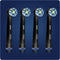 Oral-B Opzetborstels Cross Action Black Edition 4 Stuks