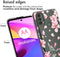 iMoshion Hoesje Geschikt voor Motorola Moto E40 / Moto E30 Hoesje Siliconen - iMoshion Design hoesje - Roze / Blossom Watercolor